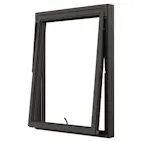 Vridfönster NorDan NTech 3-Glas Aluminium BlackLine Svart