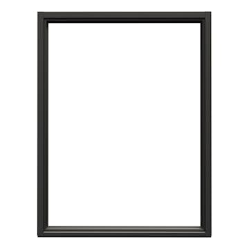 Fast Fönster NorDan Tanum BlackLine Aluminium