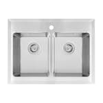 Diskbänk Nordic Tech Nordic Opal 8-610 Heltäckande Diskho med Avrinningsyta