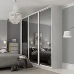 Skjutdörr Lundbergs Nordic Spegel