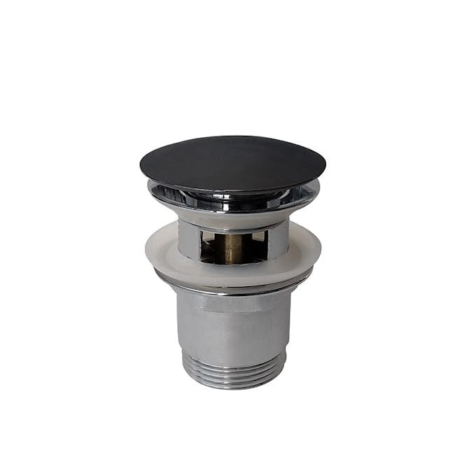 Bottenventil Noro Med Pop-up för Bräddavlopp Svart