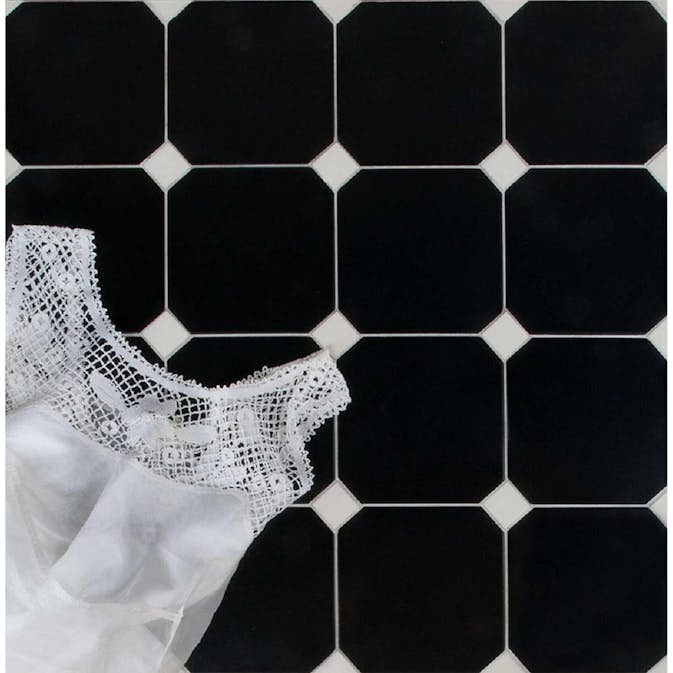 Klinker Tenfors Oktagon Negro 31,6x31,6 cm