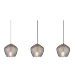 Taklampa Nordlux Orbiform 3-Pendel Rökfärgad