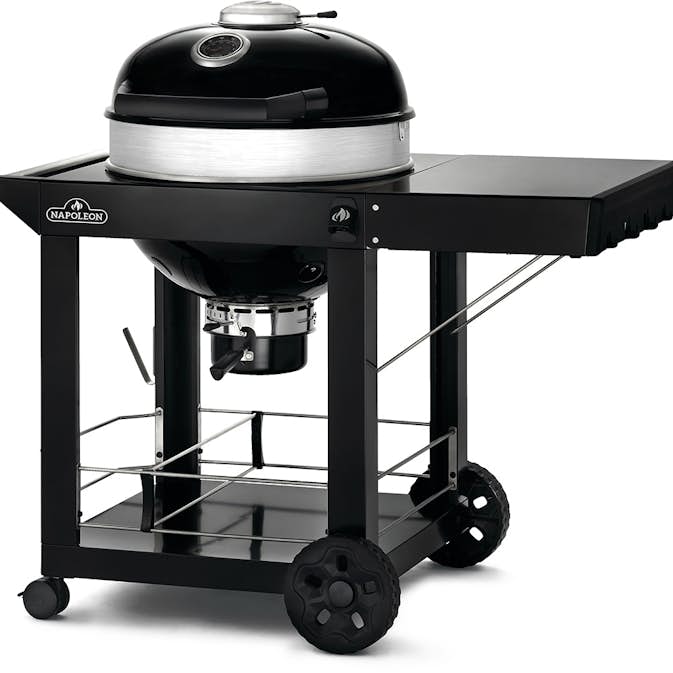 Kolgrill Napoleon PRO22K-C-3 Svart Klotgrill med Gjutjärnsgaller & Integrerad Termometer