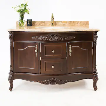 Tvättställsskåp Vesani Ottawa Beige Marmor