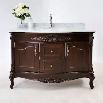 Tvättställsskåp Vesani Ottawa Vit Marmor