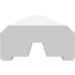 Över/Underliggare Jabo 2400x95x45 mm