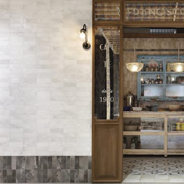 Kakel Tenfors FS Raku White 20x40 cm