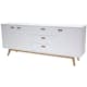 Sideboard Tenzo Bess 3 Dörrar 3 Lådor Vit/Ek