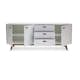 Sideboard Tenzo Bess 3 Dörrar 3 Lådor Vit/Ek