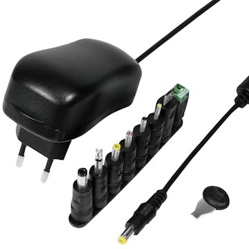Nätadapter LogiLink 230V - 3-12V 1A 12W