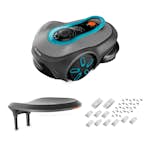 Robotgräsklippare Gardena Smart Sileno Free 1200 Utan Slinga Paket Med Robothus & Reservblad