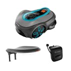 Robotgräsklippare Gardena Smart Sileno Free 1000 Utan Slinga Paket Med Robothus & Antikollisionsradar