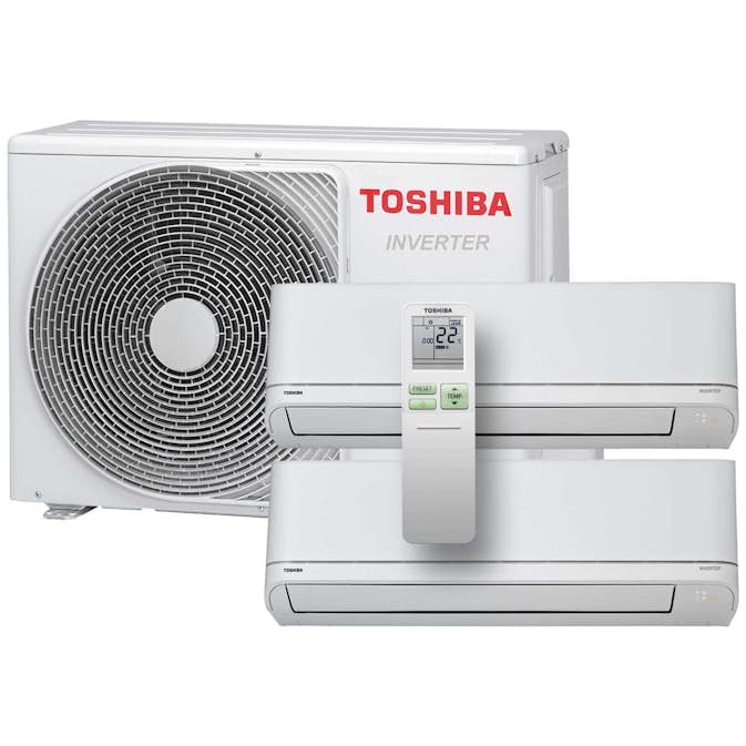 Luftvärmepump Toshiba Multisplit 2 Inomhusdelar