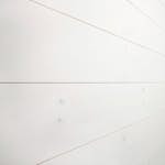 Panel Ändspont Baseco Laserad Vit Slätspont