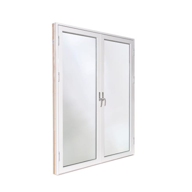 Parfönsterdörr Helglasad Westcoast Windows 3-Glas Antik Aluminium