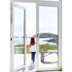 Parfönsterdörr Helglasad Westcoast Windows 3-Glas Antik Aluminium