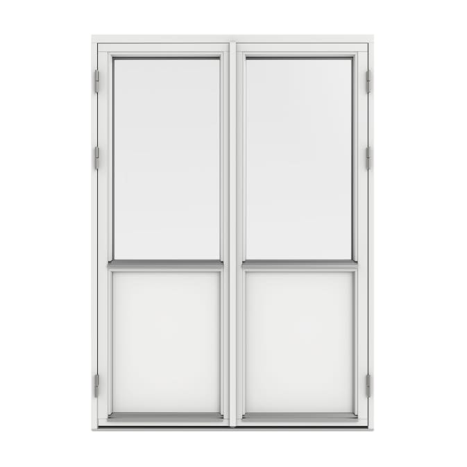 Parfönsterdörr Outline 3-Glas Trä