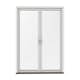 Parfönsterdörr Outline Helglasad 3-Glas Aluminium