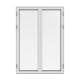 Parfönsterdörr Outline Helglasad 3-Glas Aluminium