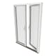 Parfönsterdörr Outline Helglasad 3-Glas Aluminium