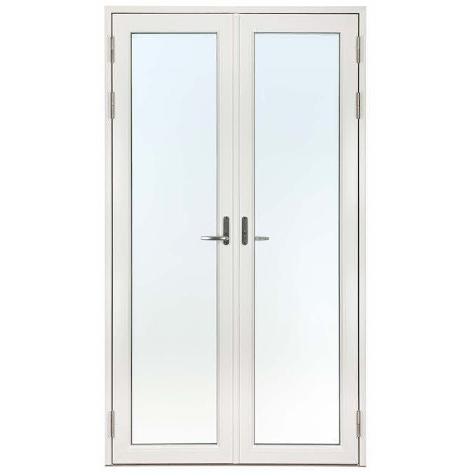 Parfönsterdörr Svenska Fönster Helglasad Aluminiumbeklätt Trä 3-Glas