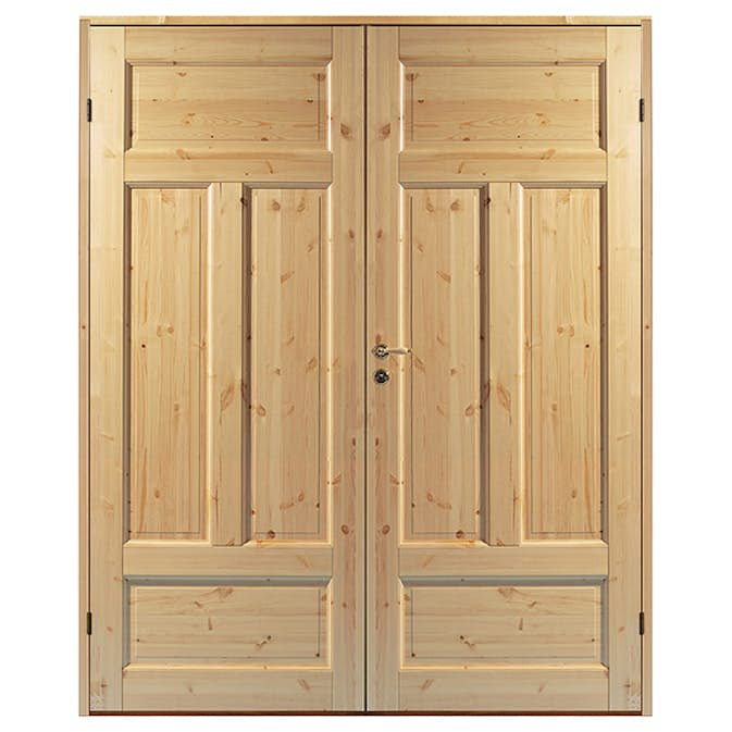 Parinnerdörr Br. Johansson Allmoge 4 Obehandlad Furu