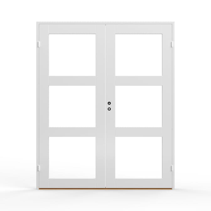 Parinnerdörr Br. Johansson Contur 3 Klarglas