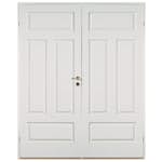 Parinnerdörr Sveadörren Formpressad 4 Vit