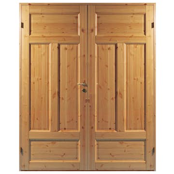 Parinnerdörr Diplomat Massiv 4 Obehandlad Furu