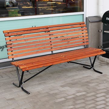 Utesoffa Eden Wood Göteborg Trädgårdsbänk