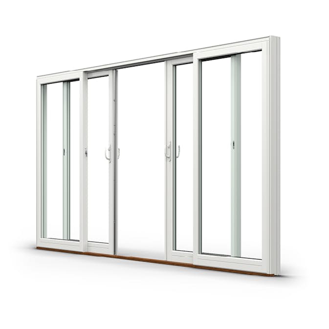 Parskjutdörr NorDan NTech Aluminium 4-Delad