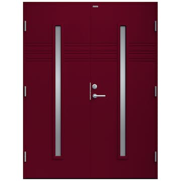 Parytterdörr Diplomat Felicia Klarglas