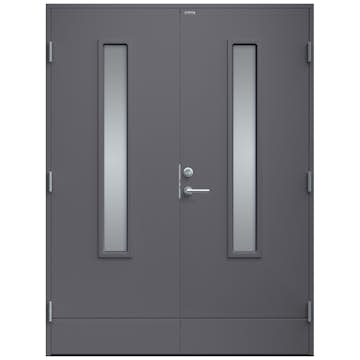 Parytterdörr Diplomat Laila Klarglas