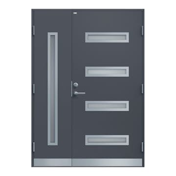 Parytterdörr Diplomat Minnah Steppat Glas