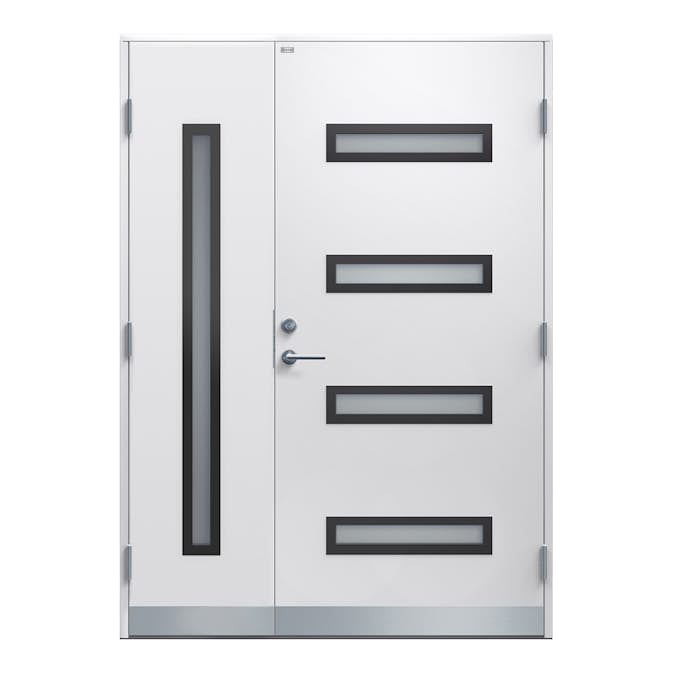 Parytterdörr Diplomat Minnah Steppat Glas