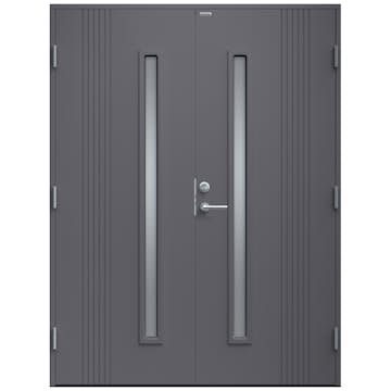 Parytterdörr Diplomat Nathalie Klarglas