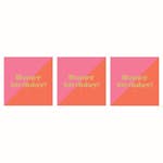 Servett Paperproducts Design Happy Birthday by Art Card 33x33 cm 3 st 20-pack