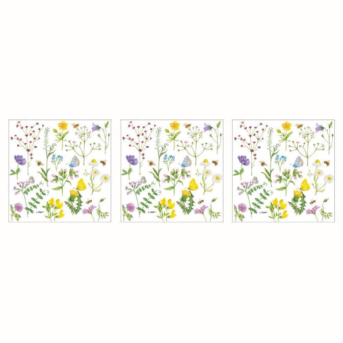 Servett Paperproducts Design Cornflowers 33x33 cm 3 st 20-pack
