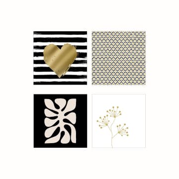 Servetter Paperproducts Design PPD Mixade 4 st 20-pack