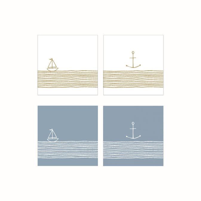 Servetter Paperproducts Design PPD Mixade 4 st 20-pack