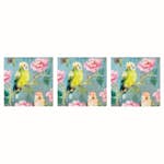 Servett Paperproducts Design Perruches 33x33 cm 3 st 20-pack