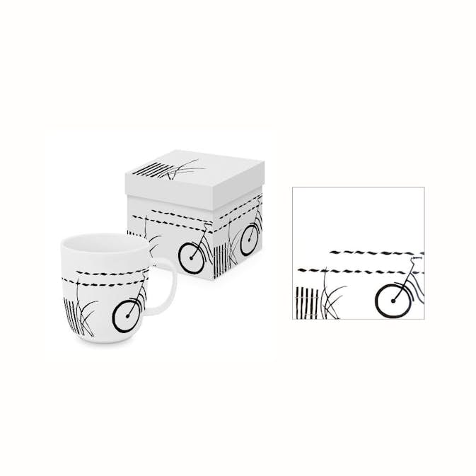 Gåvoset Paperproducts Design Atelier Atlantique Mugg 40 cl + Servett