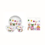 Barnservis Paperproducts Design Kid Party 3 Delar + Servett