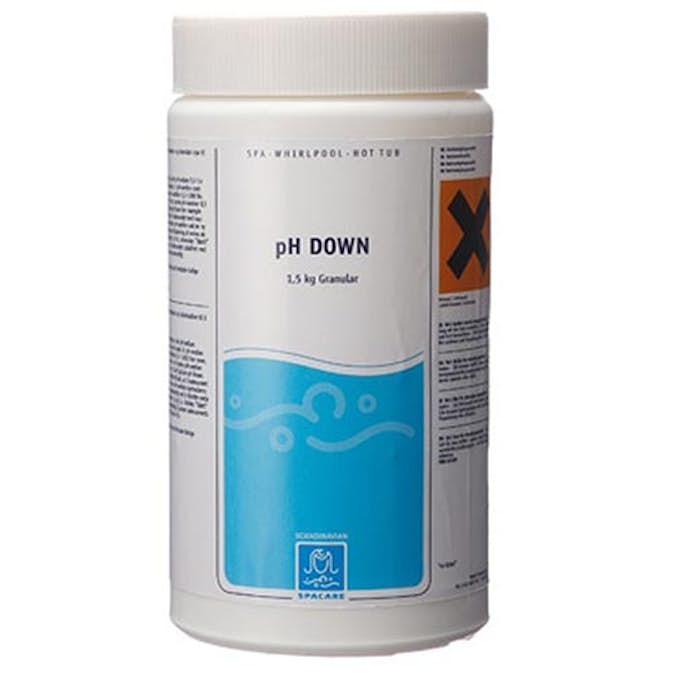 PH Down Spacare pH Sänkande Poolkemi för Spabad & Pool Granulat 1,5 kg