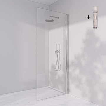 Duschvägg Invitrea Prime PH2 med Glasrengöring