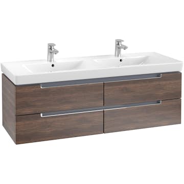 Tvättställsskåp Villeroy & Boch Subway 2.0 för Dubbla Tvättställ