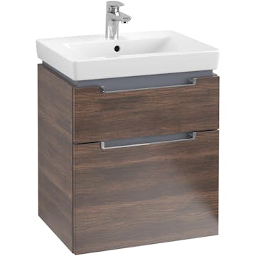 Tvättställsskåp Villeroy & Boch Subway 2.0 med 2 Lådor