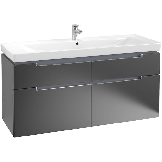 Tvättställsskåp Villeroy & Boch Subway 2.0 med 4 Lådor för Skåpstvättställ