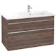 Tvättställsskåp Villeroy & Boch Venticello 95 cm med  2 Lådor för Ocentrerat Skåpstvättställ